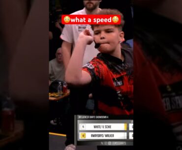 180 faster than Ricky Evans?!😳Jayden Walker unbelievable darts Dart #darts #rapidricky live