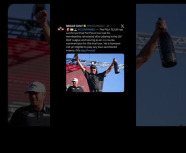 Former LIV golfer Pat Perez PGA Champions Tour | #patperez #livgolf #livgolftour #zachriddlegolf