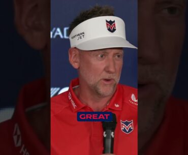 This is what Ian Poulter really thinks of Majesticks Golf Clubs new rebrand! 👀🇬🇧