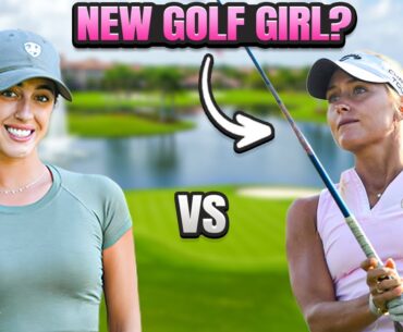 I Found a NEW Golf Girl and We Played A Match..
