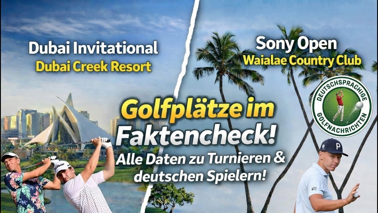 Dubai Creek & Waialae CC im Fakten Check Dubai Creek & Waialae CC im Fakten Check