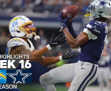 Los Angeles Chargers vs. Dallas Cowboys Game Highlights | NFL 2025 Season Week 16