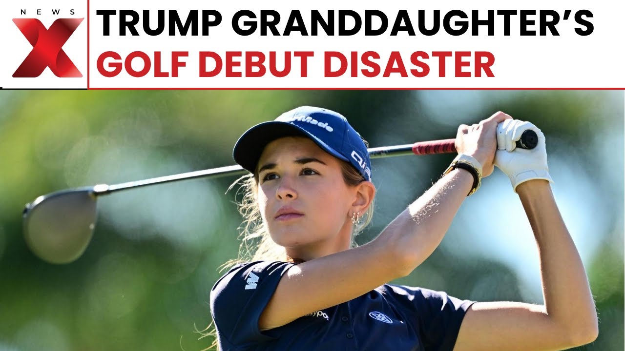 Trump’s granddaughter Kai collapses to last after 13-over-par 83 in LPGA debut | Golf | NewsX
