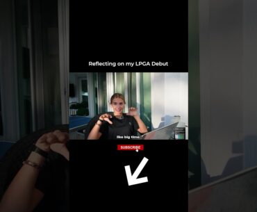 My LPGA debut! #shorts #golf #vlog