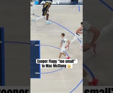 Cooper Flagg vs. Mac McClung 👀 (via _abigaiiiil/X)