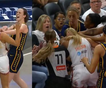 3 EJECTED after fight as Sophie Cunningham stands up for Caitlin Clark