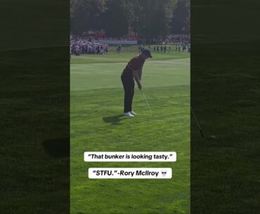 Rory McIlroy was not having fun at the Ryder Cup 💀
