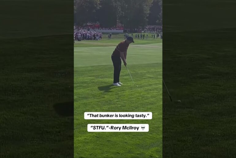 Rory McIlroy was not having fun at the Ryder Cup 💀