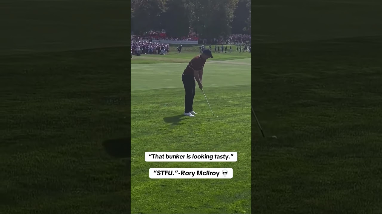 Rory McIlroy was not having fun at the Ryder Cup 💀