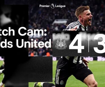 HARVEY BARNES' 102nd MINUTE WINNER 🤯 Match Cam 🎥 Newcastle United 4 Leeds United 3