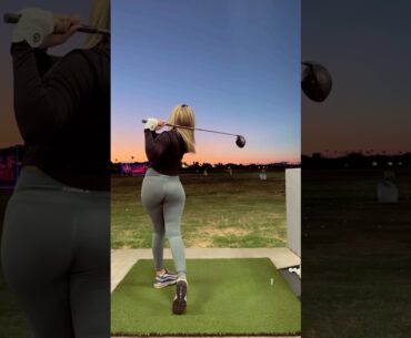 Amazing Golf Swing you need to see | Golf Girl awesome swing | Golf shorts | Jas Grewal