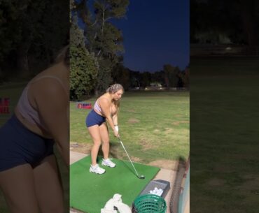 Amazing Golf Swing you need to see | Golf Girl awesome swing | Golf shorts | Lexis Deanna