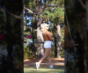 Amazing Golf Swing you need to see | Golf Girl awesome swing | Golf shorts | Kaelee Rene