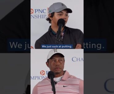 Team Woods needs to work on their putting 😅