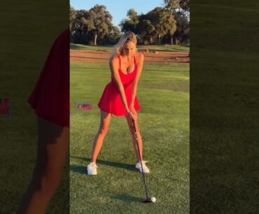 Amazing Golf Swing you need to see | Golf Girl awesome swing | Golf shorts | Bri Teresi