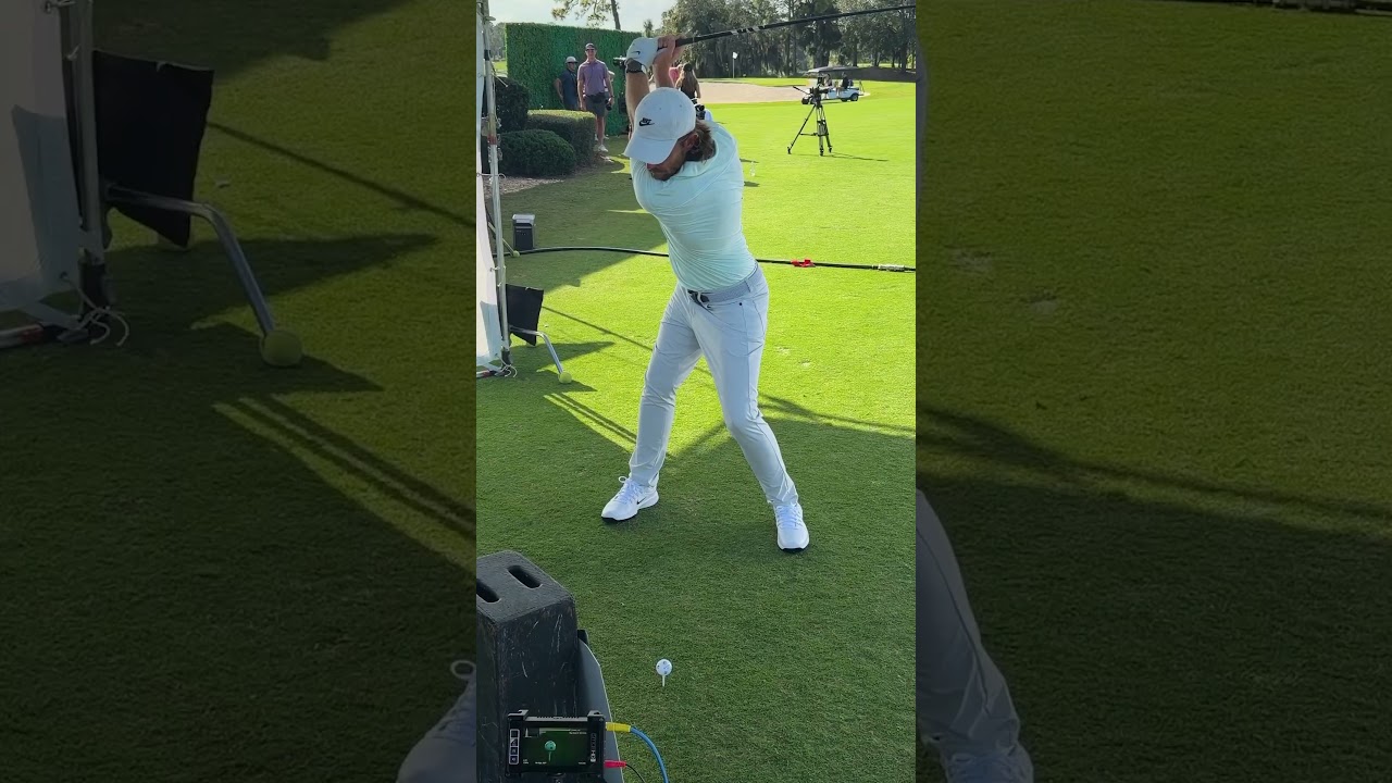 Tommy Fleetwood's ball speed at 14,000 frames per second. 🔥 #Qi4D