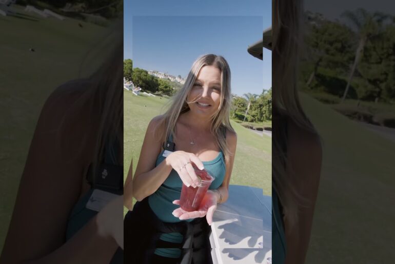 Does a Screwball count? 😂 #cartgirl #golfgirls #golf #golftips