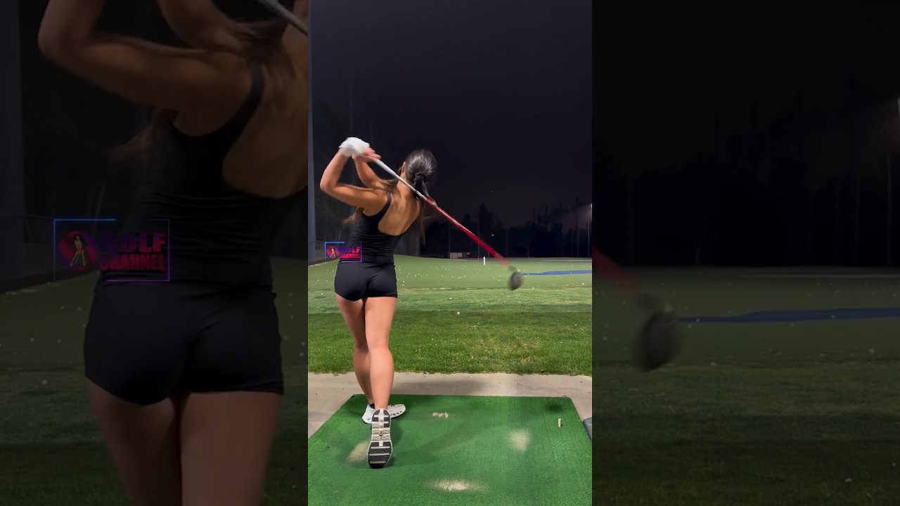 Amazing Golf Swing you need to see | Golf Girl awesome swing | Golf shorts | Kat Shee Amazing Golf Swing you need to see | Golf Girl awesome swing | Golf shorts | Kat Shee