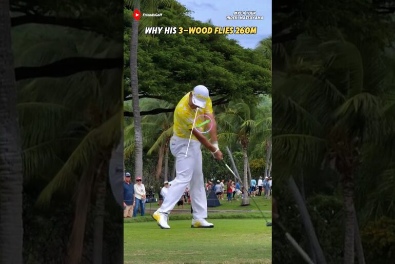 우드로 260m 때려버리는데 감탄 안할수 있나 #마츠야마히데키 #HidekiMatsuyama