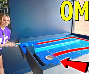 We Found an AWESOME Homemade Mini Golf Course!