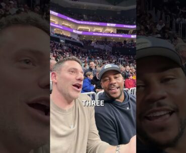 Courtside with HV3 for Hornets vs. Cavs #nba #hornets #cavs