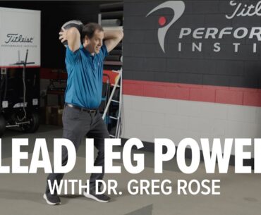 Optimize Your Ground Reaction Forces with this Lead Leg Drill | Titleist Tips