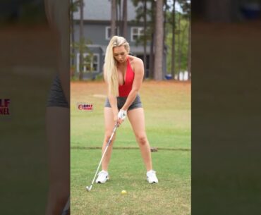 Amazing Golf Swing you need to see | Golf Girl awesome swing | Golf shorts | Kaelee Rene