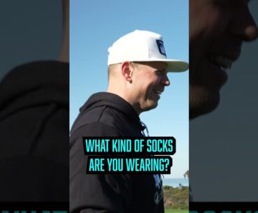 Ryan Cabrera was wearing what on the golf course?