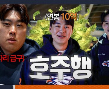 연봉 1위로 출국하는 노시환과 국대 조장 류현진의 합류! 챗지피티가 예언한 문현빈의 WBC 확률은? [한화이글스 스프링캠프]