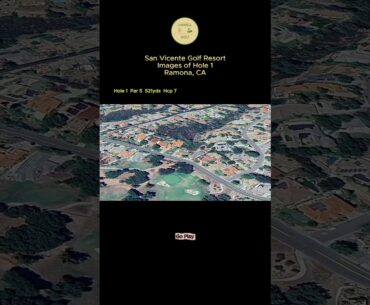 San Vicente Golf Resort | Images of Hole 1 | January 2026 | Ramona, Ca