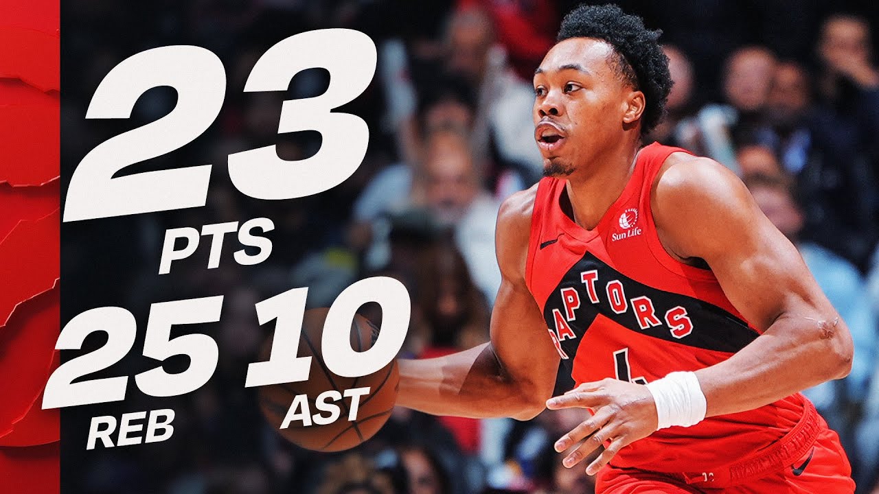 Scottie Barnes Grabs CAREER-HIGH 25 Rebounds | December 28, 2025 Scottie Barnes Grabs CAREER-HIGH 25 Rebounds | December 28, 2025