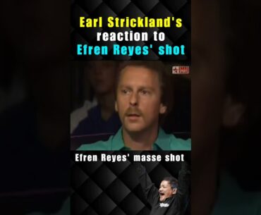 Earl was surprised by what Efren Reyes did #efrenreyes #efrenbatareyes #magic #8ball #9ball #pool