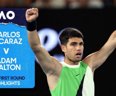 Carlos Alcaraz v Adam Walton Highlights | Australian Open 2026 First Round