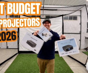 2026 Best Budget Golf Projectors for Indoor Simulator! Garmin R10