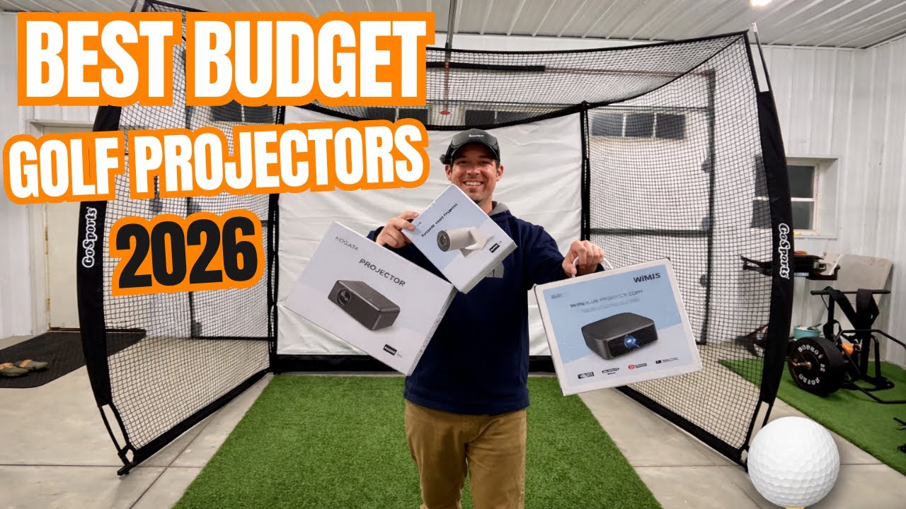2026 Best Budget Golf Projectors for Indoor Simulator! Garmin R10