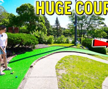 We Found A HUGE Pirate's Cove Mini Golf Course!