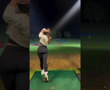 Amazing Golf Swing you need to see | Golf Girl awesome swing | Golf shorts | Sophie Louise Stone