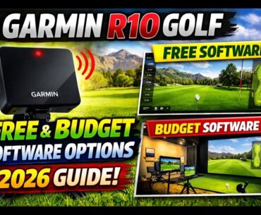 Garmin R10 Software Guide 2026 | Best Free & Budget Golf Simulator Options