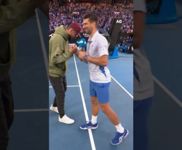 Nick Kyrgios' BRILLIANT interview with Novak Djokovic 😂