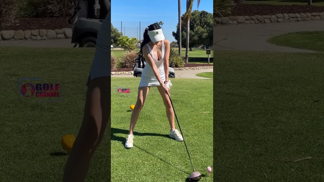 Amazing Golf Swing you need to see | Golf Girl awesome swing | Golf shorts | Jazz Amazing Golf Swing you need to see | Golf Girl awesome swing | Golf shorts | Jazz