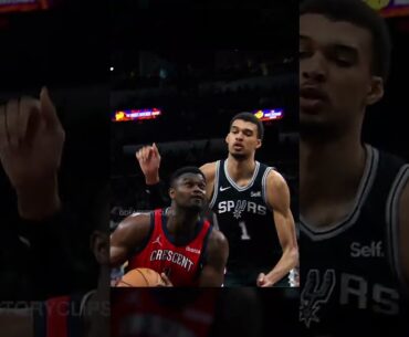 Zion teaches Wemby a lesson 😳