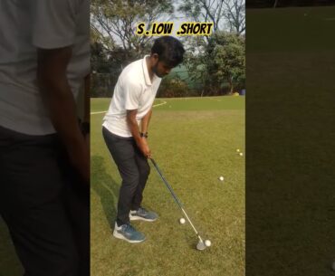 Perfect Low Shot Golf | Pure Control | Clean Contact #follow #highlights #shorts #viral #golfswing