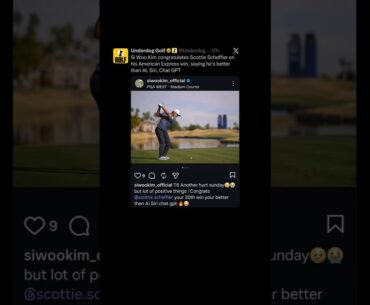 Si Woo Kim Scottie Scheffler AMEX PGA Tour 2026 | #zachriddlegolf #pgatour #pga #golftour #progolf