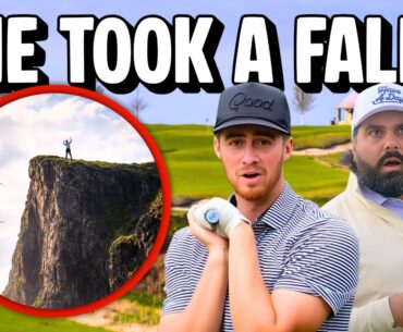 He Fell Off a Cliff On The Golf Course | Moments Of The Week