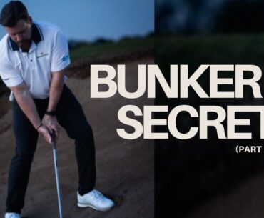 Bunker Secrets Pt.2 - The LONG & Plugged Bunker Shot. #golf #pgatour #golfinstruction #bunkers