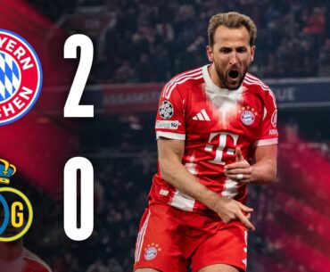 KANE BRACE SECURES SPOT IN UCL R16 | FC Bayern - Saint-Gilloise | Champions League-Highlights