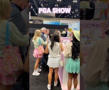 Golf girls loved this booth #golf #golfgirls #golfers #golfgear #barbie