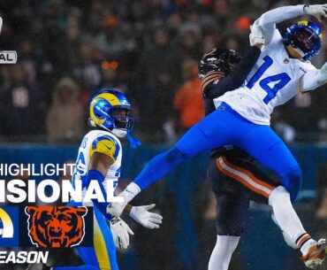 Los Angeles Rams vs Chicago Bears Game Highlights | 2025 NFL Season Divisional Round