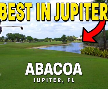 I played the NICEST golf course in Jupiter Florida! Abacoa Golf Club