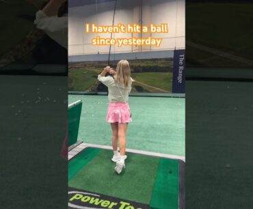 Balls to the walls #cartgirl #golf #golfgear #golfgirls #golfers #funny #pga #vlog #golflife #drive